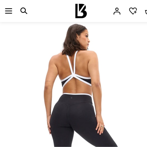 NWT buffbunny Dream Heather Contrast Sports Bra size Med - Picture 2 of 3